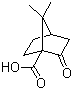 structure of CAS# 464-78-8, Ketopinic acid;7,7-Dimethyl-2-oxobicyclo[2.2.1]heptane-1-carboxylic acid