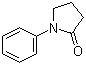 1-苯基-2-吡咯烷酮分子结构 (CAS 4641-57-0)