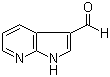 结构式 CAS# 4649-09-6, 7-氮杂吲哚-3-甲醛