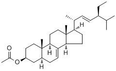 alpha-Spinasterol acetate molecular structure (CAS 4651-46-1)