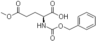 结构式 CAS# 4652-65-7, N-苄氧羰基-L-谷氨酸 gamma-甲酯