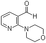 structure of CAS# 465514-09-4, 2-Morpholinopyridine-3-carboxaldehyde;2-Morpholinonicotinaldehyde; 2-(Morpholin-4-yl)nicotinaldehyde