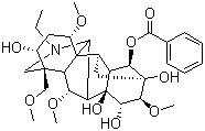 14-Benzoylaconine molecular structure (CAS 466-24-0)