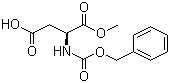structure of CAS# 4668-42-2, N-Cbz-L-Aspartic acid 1-methyl ester;Cbz-Asp-OMe; N-Benzyloxycarbonyl-L-aspartic acid 1-methyl ester; (S)-3-(Benzyloxycarbonylamino)-4-methoxy-4-oxobutanoic acid