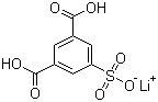 structure of CAS# 46728-75-0, 5-Sulfoisophthalic acid monolithium salt;5-Sulfobenzene-1,3-dicarboxylic acid monolithium salt