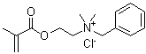 Methacryloyloxyethyldimethylbenzylammonium chloride molecular structure (CAS 46917-07-1)