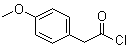 (4-Methoxyphenyl)acetyl chloride molecular structure (CAS 4693-91-8)