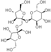 1-Fructosylsucrose molecular structure (CAS 470-69-9)
