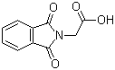 structure of CAS# 4702-13-0, N-Phthaloylglycine;1,3-Dihydro-1,3-dioxo-2H-isoindoleacetic acid; 1,3-Dioxo-2-isoindolineacetic acid; Phthalimidoacetic acid