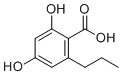 2,4-Dihydroxy-6-propylbenzoic acid molecular structure (CAS 4707-50-0)