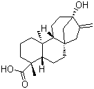 structure of CAS# 471-80-7, Stevioside;(4alpha)-13-Hydroxykaur-16-en-18-oic acid