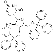 3',5'-二-O-三苯甲基尿苷分子结构 (CAS 4710-75-2)