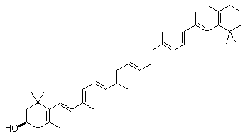 structure of CAS# 472-70-8, all-trans-beta-Cryptoxanthin
