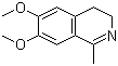 structure of CAS# 4721-98-6, 6,7-Dimethoxy-1-methyl-3,4-dihydroisoquinoline;1-Methyl-6,7-dimethoxy-3,4-dihydroisoquinoline