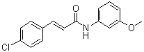 3-(4-Chlorophenyl)-N-(3-methoxyphenyl)-2-propenamide molecular structure (CAS 472981-92-3)