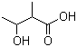 2-Methyl-3-hydroxybutyric acid molecular structure (CAS 473-86-9)