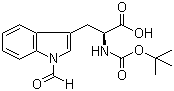 N-(tert-Butoxycarbonyl)-N'-formyl-L-tryptophan molecular structure (CAS 47355-10-2)