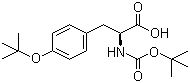Boc-O-tert-butyl-L-tyrosine molecular structure (CAS 47375-34-8)