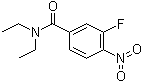 N,N-二乙基-3-氟-4-硝基苯甲酰胺分子结构 (CAS 474020-75-2)