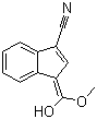 1-(Hydroxymethoxymethylene)-1H-indene-3-carbonitrile molecular structure (CAS 474024-40-3)