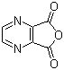 结构式 CAS# 4744-50-7, 2,3-吡嗪二酸酐; 吡嗪-2,3-二羧酸酐