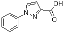 1-Phenyl-1H-pyrazole-3-carboxylic acid molecular structure (CAS 4747-46-0)