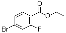 4-Bromo-2-fluorobenzoic acid ethyl ester molecular structure (CAS 474709-71-2)