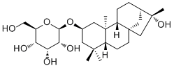 2,16-Kauranediol 2-O-beta-D-allopyranoside molecular structure (CAS 474893-07-7)