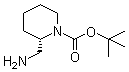 (S)-2-Aminomethylpiperidine-1-carboxylic acid tert-butyl ester molecular structure (CAS 475105-35-2)