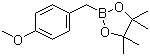 structure of CAS# 475250-52-3, 4-Methoxybenzylboronic acid pinacol ester;2-(4-Methoxybenzyl)-4,4,5,5-tetramethyl-1,3,2-dioxaborolane