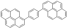 1,4-Di(1-pyrenyl)benzene molecular structure (CAS 475460-77-6)