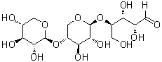 Xylotriose molecular structure (CAS 47592-59-6)