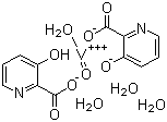 结构式 CAS# 476310-60-8, VO-Ohpic 三水合物