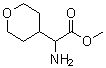 structure of CAS# 477585-43-6, Methyl 2-amino-2-(tetrahydro-2H-pyran-4-yl)acetate;Amino-(tetrahydropyran-4-yl)-acetic acid methyl ester