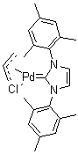 Allyl[1,3-bis(mesityl)imidazol-2-ylidene]chloropalladium(II) molecular structure (CAS 478980-04-0)