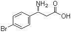 structure of CAS# 479074-63-0, (R)-3-Amino-3-(4-bromophenyl)propionic acid;(R)-beta-(4-Bromophenyl)alanine