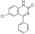 structure of CAS# 4797-43-7, 6-Chloro-4-phenyl-2(1H)-quinazolinone