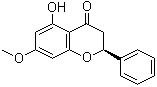 structure of CAS# 480-37-5, Pinostrobin;(S)-2,3-Dihydro-5-hydroxy-7-methoxy-2-phenyl-4H-1-benzopyran-4-one; 5-Hydroxy-7-methoxyflavanone; 5-Hydroxy-7-methoxy-2-phenyl-chroman-4-one