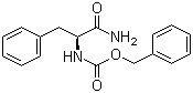 structure of CAS# 4801-80-3, N-Benzyloxycarbonyl-L-phenylalaninamide;Z-Phe-NH2
