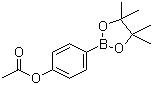 结构式 CAS# 480424-70-2, 4-乙酰氧基苯硼酸频哪醇酯