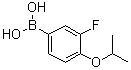 3-Fluoro-4-isopropoxybenzeneboronic acid molecular structure (CAS 480438-54-8)