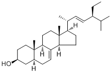 alpha-波菜甾醇分子结构 (CAS 481-18-5)