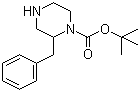 1-N-Boc-2-Benzylpiperazine molecular structure (CAS 481038-63-5)