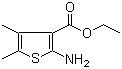 Ethyl 2-amino-4,5-dimethylthiophene-3-carboxylate molecular structure (CAS 4815-24-1)