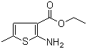 2-Amino-5-methylthiophene-3-carboxylic acid ethyl ester molecular structure (CAS 4815-32-1)