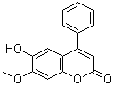 结构式 CAS# 482-83-7, 黄檀素