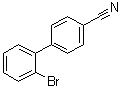 2'-溴[1,1'-联苯]-4-甲腈分子结构 (CAS 482377-55-9)