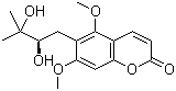 structure of CAS# 483-90-9, Toddaline;(+)-Toddalolactone