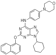 结构式 CAS# 483367-10-8, Purmorphamine