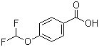 4-(Difluoromethoxy)benzoic acid molecular structure (CAS 4837-20-1)
